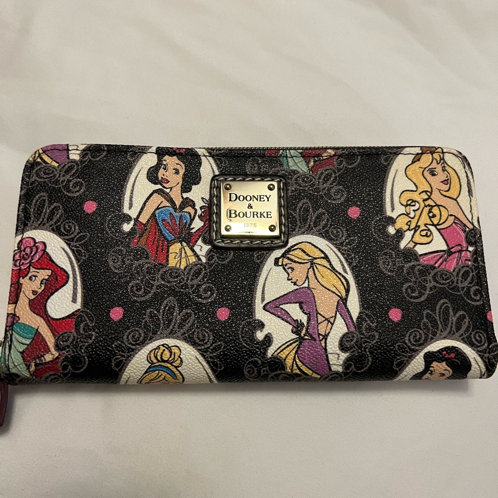 Beautiful Disney princesses Dooney&Bourke wallet